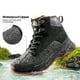 thumbnail image 2 of Botas de senderismo NORTIV 8 SNHB2312W impermeables para mujer, talla 7.5, color negro, 2 of 9