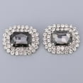 thumbnail image 2 of BELOVING Rhinestone Shoe Clips Wedding Buckle DIY Bride Shoe Decorative Charms - Gray,, 2 of 7