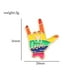 thumbnail image 1 of Pin de solapa con insignia de pintura de aleación creativa con personalidad de corazón y bandera de amor de arcoíris, 1 of 6