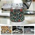 thumbnail image 6 of Yayeee Ashtray with Lid for Cigarette Smokeless Stainless Steel Home Ash Holder, Green Christmas, 6 of 7