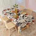 thumbnail image 3 of Classic Halloween Pattern Rectangle Tablecloth 60"x102",Waterproof Polyester Rectangle Table Cloth, Wipeable Spillproof Polyester Tablecloth for Dining, Camping, Indoor and Outdoor, 3 of 6