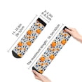 thumbnail image 4 of Naloa Blue Orange Pumpkin fall Ankle Socks for Women Non Slip Socks No Show Socks Classic Low Cut Casual Socks Casual Socks, 4 of 7