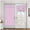 Pink, variant on French Door Curtains Blackout Door Curtains for Door Window Thermal Insulated Privacy Sidelight Curtains for Front Door Room Darkening Curtains Tie Up Shades, 26"W x 68"L, 1 Panel