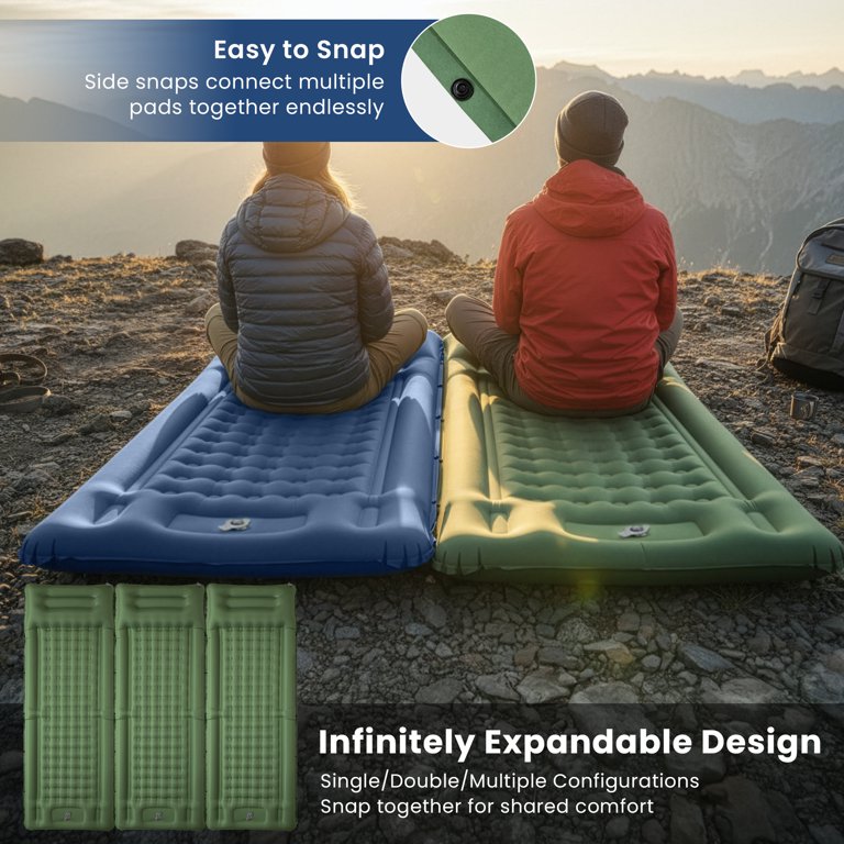 Self-Inflating Sleeping Pad with Pillow and Pump photo 7