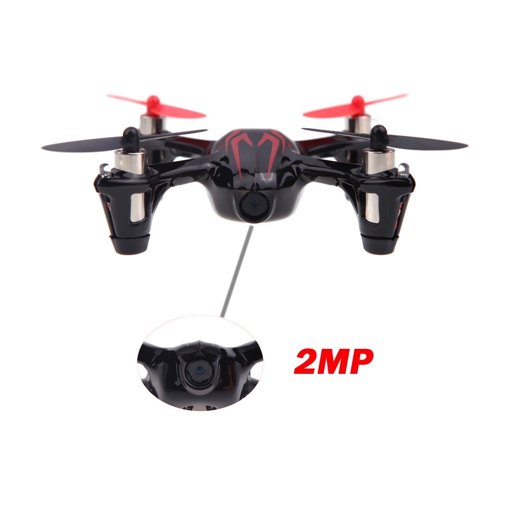 Hubsan H107C Pro X4 Drone 2.4G RC Quadcopter 720P HD Camera LED RTF Red Black 