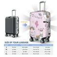 thumbnail image 6 of Fotbe No Drama Llama Luggage Cover Protector,Suitcase Protector,Scratch and Dirt Resistant,Fits 18-32 Inch Luggage-X-Large, 6 of 9