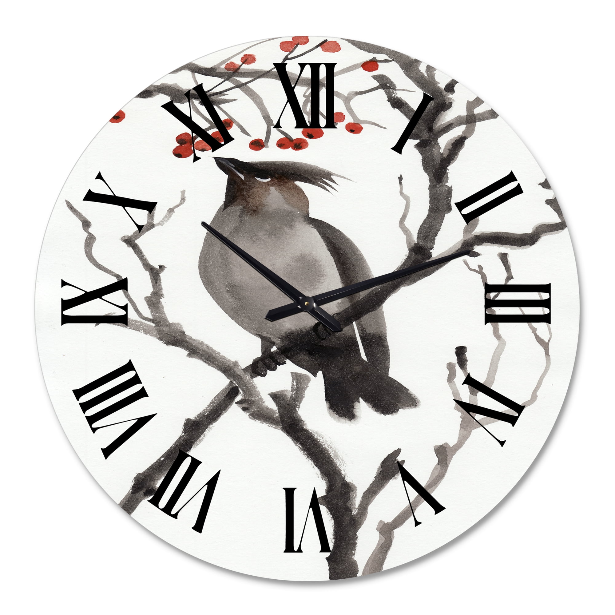 Designart 1 in Quartz Traditional Wall Clock