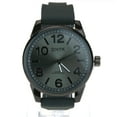 thumbnail image 1 of Mens Simple Minimal Silicone Band Modern Round Analog Wrist Watch Grey, 1 of 4