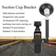 thumbnail image 3 of Vehicle Windshield Suction Cup Car Mount 1/4 Bracket Holder For Dji Osmo Pocket, 3 of 5