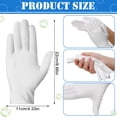 thumbnail image 2 of Guantes de algodón Funtery, 240 unidades, humectantes, para hombre y mujer, 2 of 7