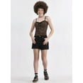 thumbnail image 2 of No Boundaries High Rise Denim Rolled Cuff Shorts, Women's, 2 of 5