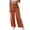 p-Orange761, variant on Hifoo Women Casual Straight Leg Trousers Loose Fit Comfortable Daily Wear Versatile Basic Pant Comfort Solid Color Slacks