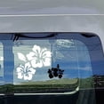 4Pcs 4 Styles PET Waterproof Self-adhesive Car Stickers Reflective ...