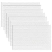 Refrigerator Mats for Shelve, 7 PCS Refrigerator Liners Washable Fridge and Mats Cabinet Transparent