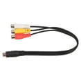 thumbnail image 4 of Cable Adaptador De Video ANGGREK PVC Flexible 10 Pies S Video 4 Pines Macho A 3RCA Hembra Doble Blindaje, 4 of 8