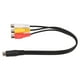 thumbnail image 4 of Cable Adaptador De Video ANGGREK PVC Flexible 10 Pies S Video 4 Pines Macho A 3RCA Hembra Doble Blindaje, 4 of 8