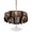 Brown, variant on Outdoor Tablecloth with Umbrella Hole for Patio/Picnic/Party/Camping, Desert Camels Waterproof Table Cloth Round Cover Washable, Brown Wildlife Farmhouse Animals Rustic (Dia 60")