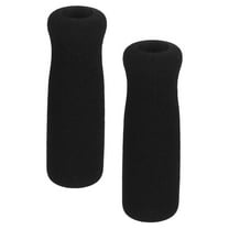 Pawsdot Seniors Crutch Handles Grip Cane Grips Black Foam 2Pack