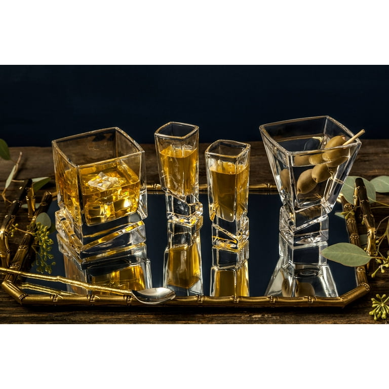 Joyjolt Afina Collection Cocktail Glasses Set - Set Of 8 Martini