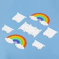 thumbnail image 5 of Rainbow Supply Caddy, Teacher Appreciation Gifts, Thick PVC With Unique Design, Perfect For Multifunctional Storage, Clear Internal Organization, Suitable For Desk Organizer, 5 of 5