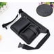 thumbnail image 5 of Funda para tijeras de peluquería de cuero sintético, cinturón de herramientas de barbero con gran capacidad y múltiples bolsillos., 5 of 5