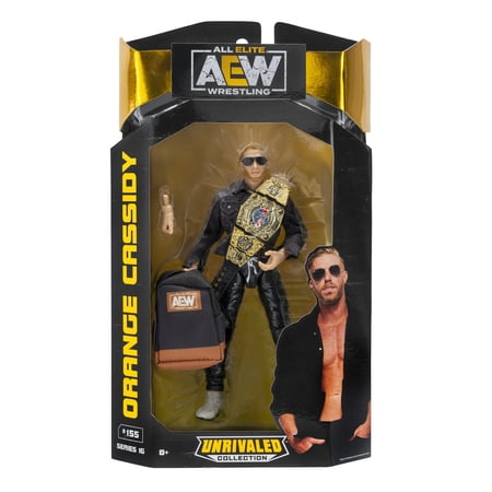 Orange Cassidy (Black Gear) - AEW Unrivaled 16 Jazwares AEW Toy Wrestling Action Figure