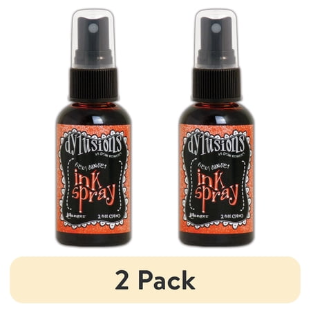 (2 pack) Dylusions Ink Spray 2oz-Fiery Sunset