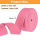 thumbnail image 2 of Cinta de tejido de algodón Uxcell de 2 pulgadas y 11 yardas, cinta de tejido de poliéster para manualidades, asas de bolsa de tela, fabricación de cinturones de tela, suministros para exteriores, rosa, 2 of 6