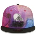 thumbnail image 2 of Men's New Era Pink/Black Cleveland Browns 2022 NFL Crucial Catch 59FIFTY Fitted Hat, 2 of 6