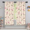 thumbnail image 5 of Blackout Kids Curtains,Pioneer Flower Floral Print Pattern Childrens Insulated Curtains Set Of 2,Bedroom Essentials,Toddler Room Decor 42"x63", 5 of 5