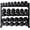 450 lb Set w/3 Tier Rack, variant on 250 lbs Rubber Hex Dumbbell Set with Rack (5-50 lbs) - Home Gym Fitness, Space Saving Strength Training Equipment for Men Women - Build Muscle, Get Fit