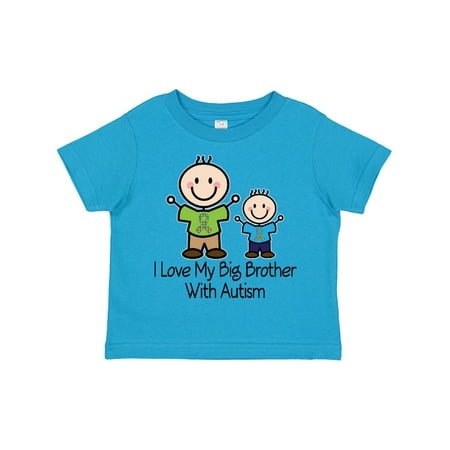 

Inktastic Autism I Love My Big Brother Awareness Gift Toddler Boy Girl T-Shirt