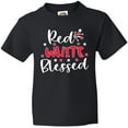 thumbnail image 3 of Inktastic 4th of July Red White Blessed Fireworks Youth T-Shirt, 3 of 5