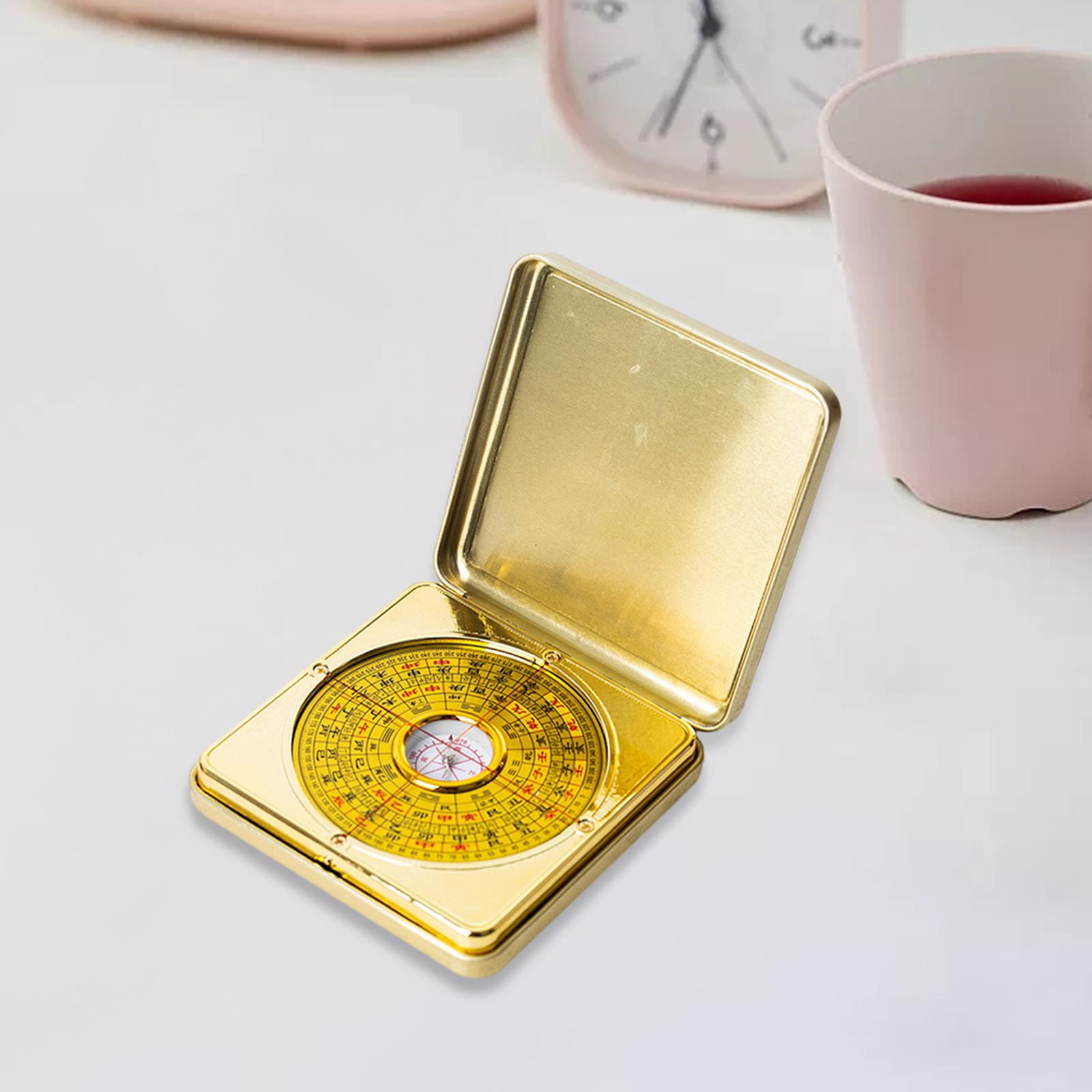 Feng Shui Compass Luo Pan  Phoenix Camping Survival Compass Vintage Ancient Chinese Compass for Outdoor Activities Tool 10cm