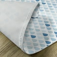thumbnail image 5 of Ambesonne Blue Place Mats Set of 4, Raindrops White Navy, Standard Size, Pale Blue, 5 of 6