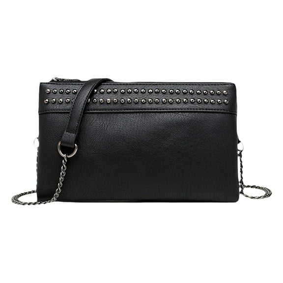 1PC Crossbody Bag Rivet Single Shoulder Bag Fashion Handbag for Women
