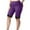 Purple, variant on zbxnLI Women's Biker Shorts Plus Size Elastic Waist Lace Workout Yoga Shorts Slim Short Leggings for Women
