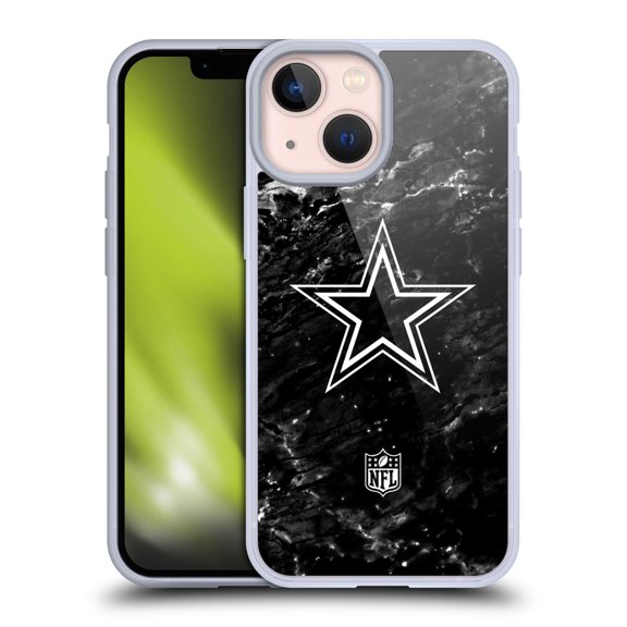 Head Case Designs NFL Dallas Cowboys Artwork Marble Soft Gel Case for Apple iPhone 13 Mini
