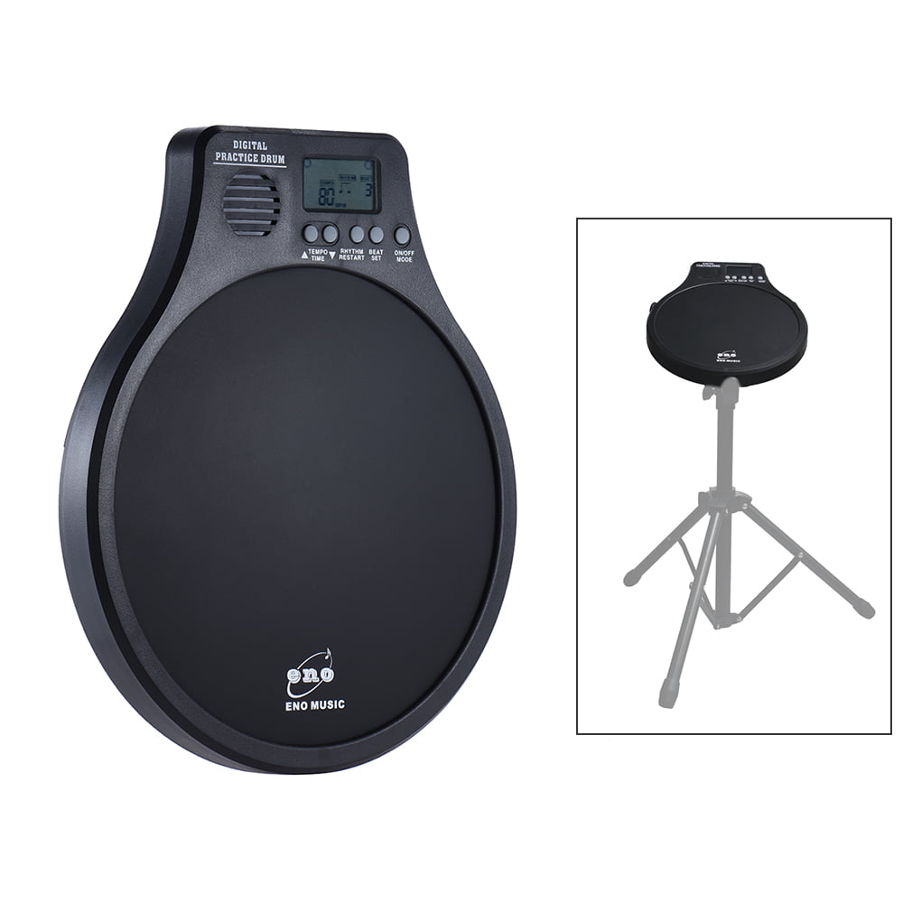 Eno Built-in Electronic Practice Pad and Metronome 2 in 1 Percussion Practice Tool 