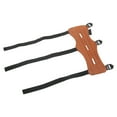 thumbnail image 3 of Protector de brazo de tiro con arco, gran ajuste de protección, Protector de antebrazo de tiro con arco marrón impermeable con 3 agujeros para disparar y cazar, 3 of 10