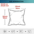 thumbnail image 4 of 2 Pack Velvet Throw CoverSofa Pillowcases for Couch Pillows BedRoom, 4 of 9