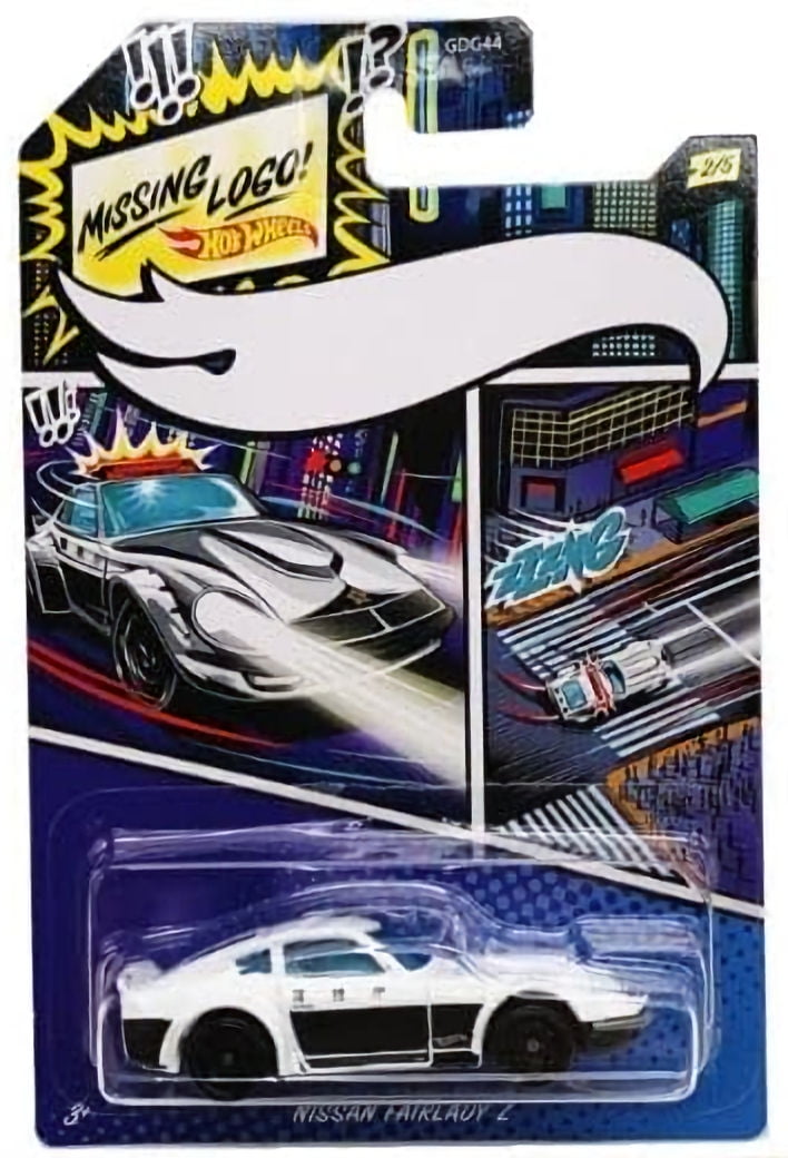 Hot Wheels 2020 Police Pursuit Comic Missing Logo Art Variant Complete Set of 5 Diecast Vehicles