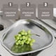 thumbnail image 4 of FENGGUIQU Cesta De Acero Inoxidable Para Y Verduras Con Práctico Para Cocina, 4 of 8