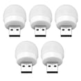 thumbnail image 3 of USB Night Light , Mini LED Bulb 5pcs Emergency Energy Saving  Portable Eye Protection Multifunction  For Hallway  White Light 5PCS, 3 of 8