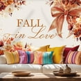 thumbnail image 4 of 7x5FT Fall in Love Backdrop Bridal Shower Autumn Floral Bowknot Wedding Engagement Photography Background Bridal Shower Party Decoration Supplies Cake Table Banner Photo Booth Studio Props, 4 of 6