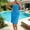 #124-Sky Blue, variant on TaTaai Women's Stretch Strapless Dress with Off-Shoulder Design, Solid Color, and Elegant Fit for Summer Events Gift