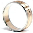 thumbnail image 2 of Pompeii Channel Brushed Wedding Band 14K Gold (,), 2 of 3