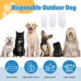 thumbnail image 7 of 40 Pieces Waterproof Disposable Dog Booties Protector, Small Dog Feet Covers with Adjustable Self-Adhesive Bandage, Disposable Dog Shoes Boots for Indoor and Outdoor Use Paw Protection (S), 7 of 7