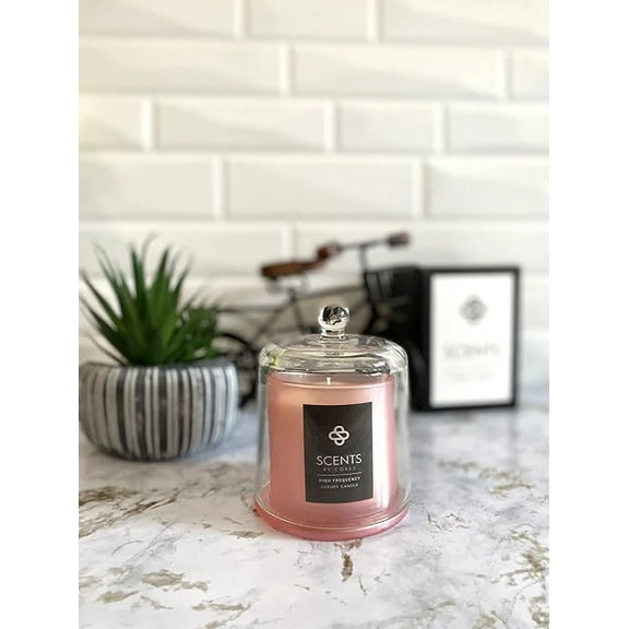 Essential Oil Strong Scented Candles - Scent Candle with Jars - Non Toxic Prefect Scents for Relaxation - Best Soy Wax Candle with Admiralty Glass -  40 to 50 Hours Burning Time