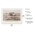 thumbnail image 2 of Dornier Do-X - In Flight Over Norfolk Virginia 1931 - German Long-Range Flying Boat Airliner - Vintage Aviation Poster by Clyde Sunderland - Japanese Unryu Rice Paper Art Print (Unframed) 18 x 24 in, 2 of 4